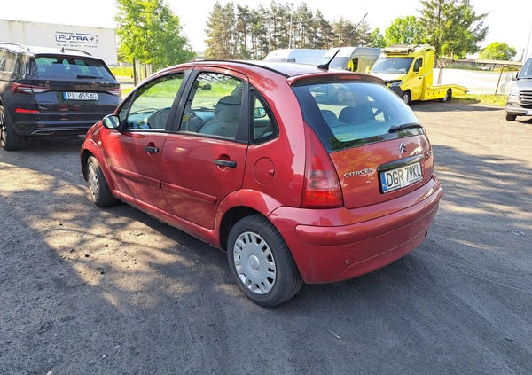 Citroen C3 cena 7600 przebieg: 137500, rok produkcji 2004 z Góra małe 56